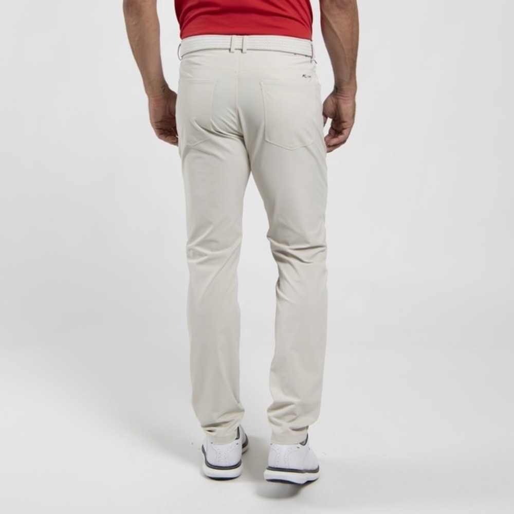 KJUS Iver Tailored Fit Golf Pants Mens W32 L30 Birch Off-White 5-Pocket Stretch